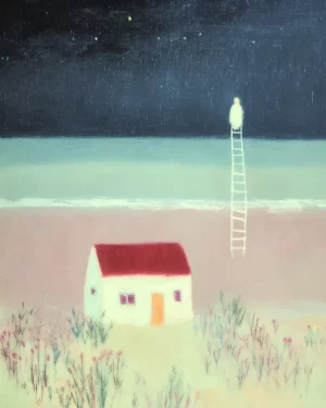 "And beyond" art print by moustachepower