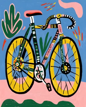 "Bicycle" art print by yourstruly