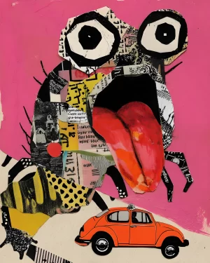 "Blah" art print by Enpty