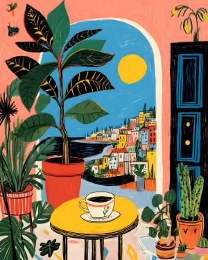 "Coffee in Italy" art print by yourstruly