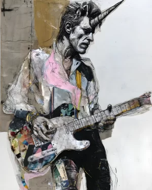 "Guitar hero" art print by Many_things