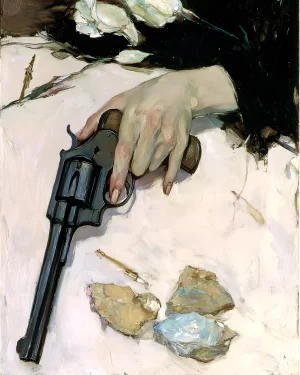 "Guns 'n' Oysters" art print by cureall