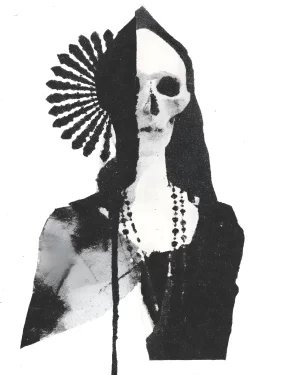 "The Lady Ripper" art print by Gorgona