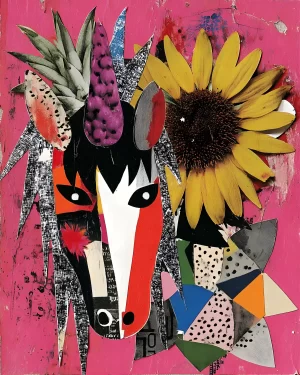 "Unicorn 1" art print by Enpty