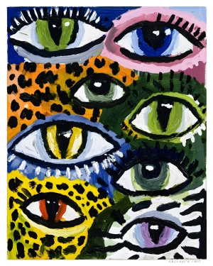 "If tigers were spiders" art print by Melba