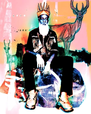 "King" art print by DeviationNation