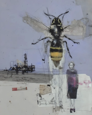 The Wasp Above Low Tide