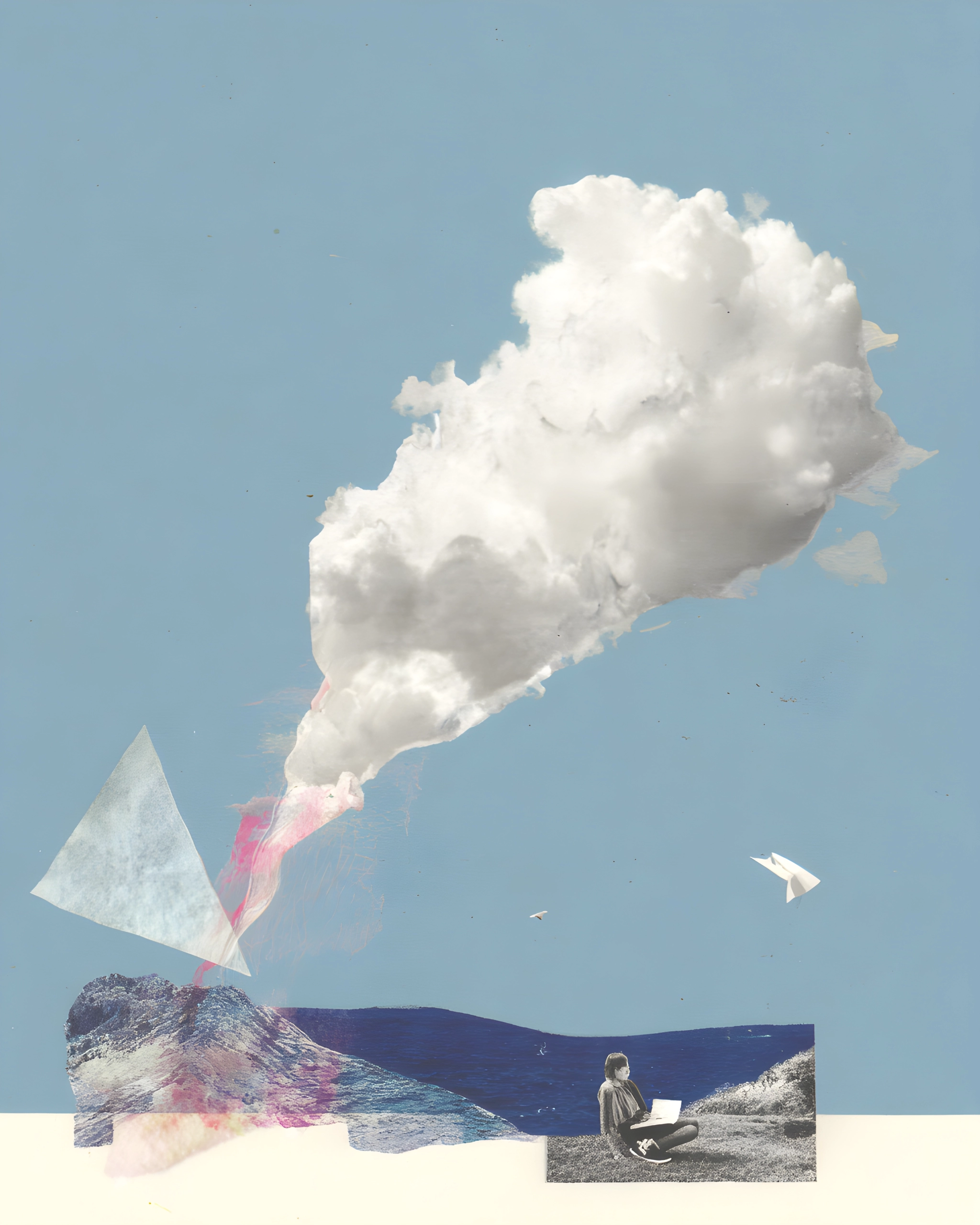 Cloud Letter Over Quiet Hills