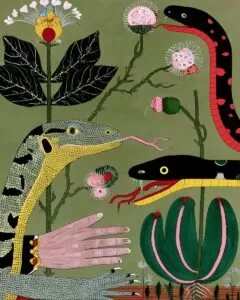 lizard wall art